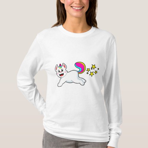 Cat as Unicorn T_Shirt