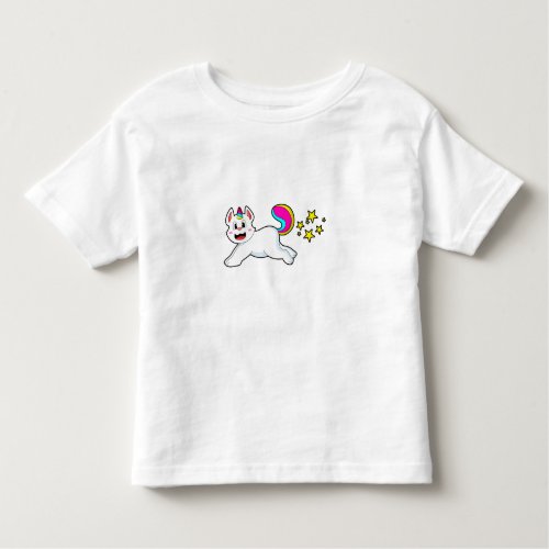 Cat as Unicorn Toddler T_shirt