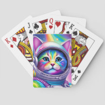 Cat Astronaut - Playing Cards