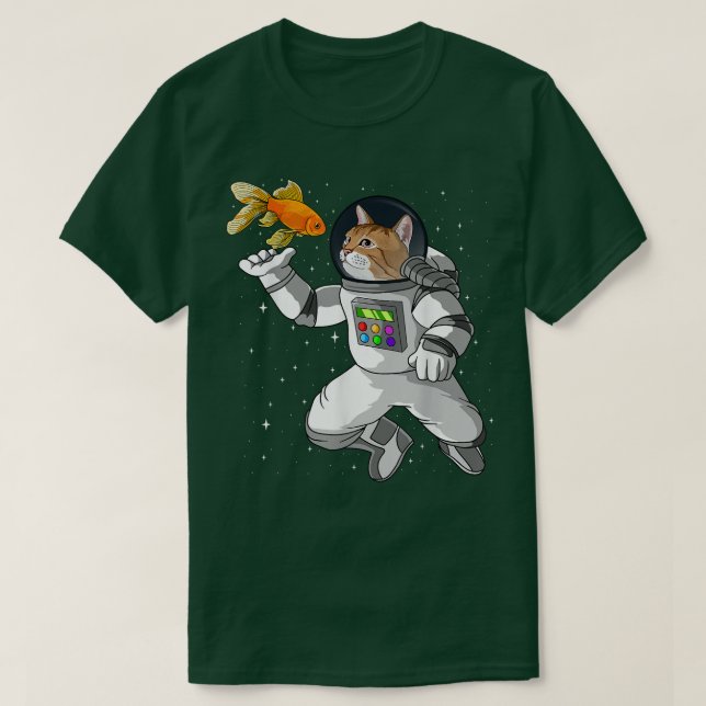 Cat Astronauts Space cosmonauts astronaut costume  T-Shirt (Design Front)
