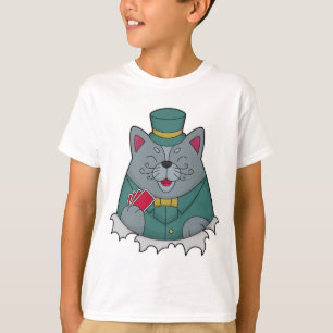Cat at Poker with Poker cards T-Shirt
