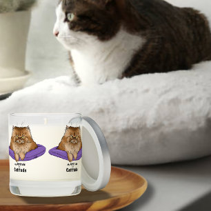Cat Attitude Funny Scented Candle
