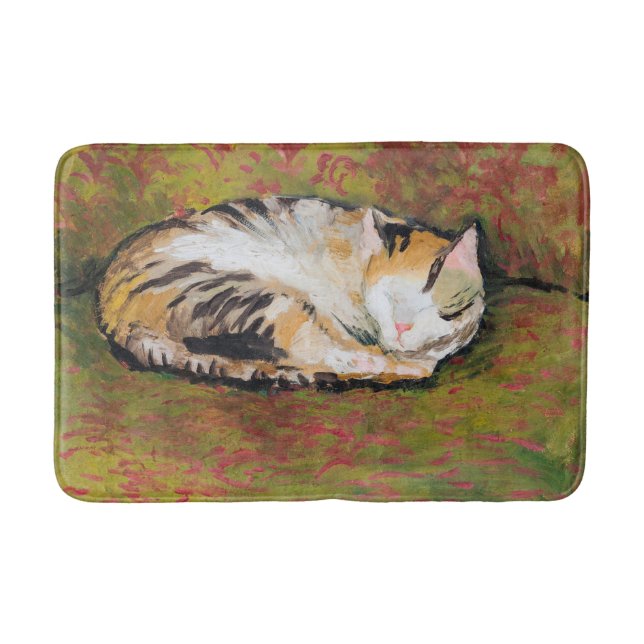 Cat, August Macke Bath Mat (Front)