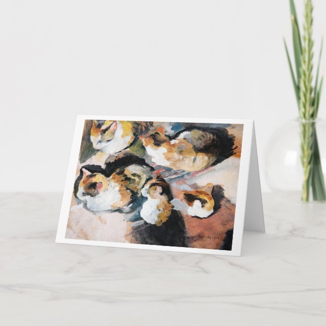 Cat, August Macke Card (Front)