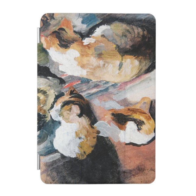 Cat, August Macke iPad Mini Cover (Front)