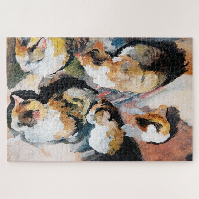 Cat, August Macke Jigsaw Puzzle (Horizontal)