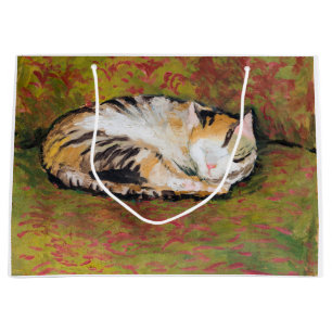 Cat, August Macke Large Gift Bag