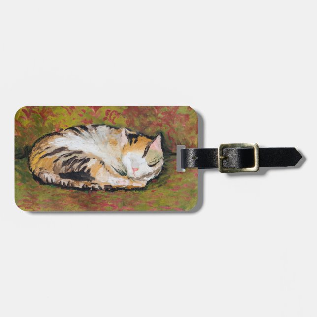 Cat, August Macke Luggage Tag (Front Horizontal)