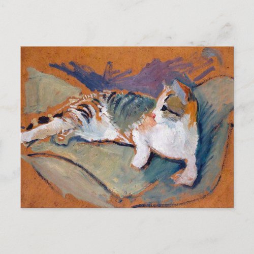 Cat August Macke Postcard