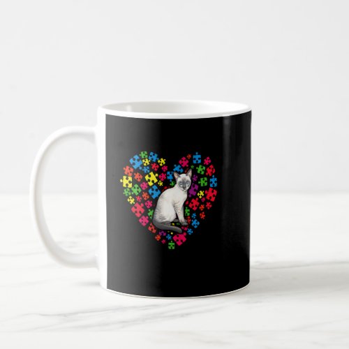 Cat Autism Awareness Month  For Cat Mom And Dad  Coffee Mug