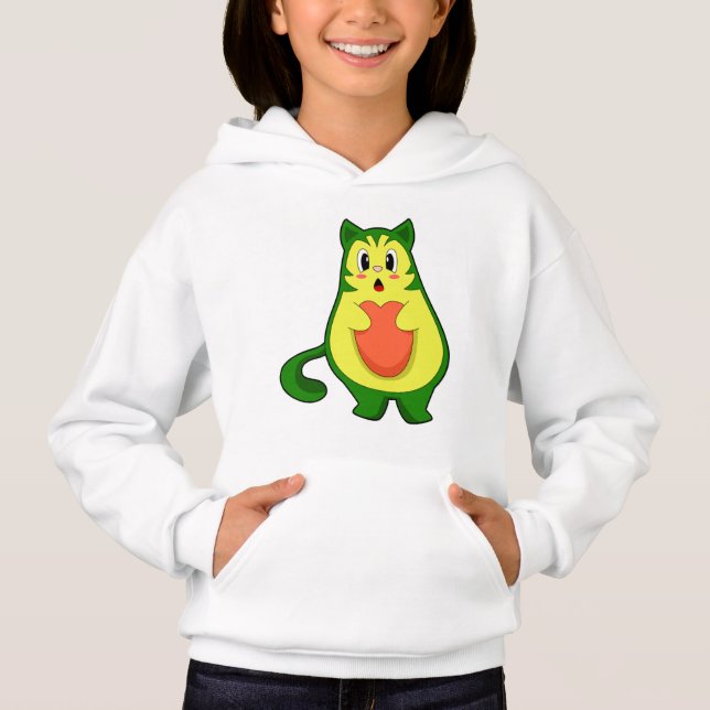 Cat Avocado Hoodie (Front)