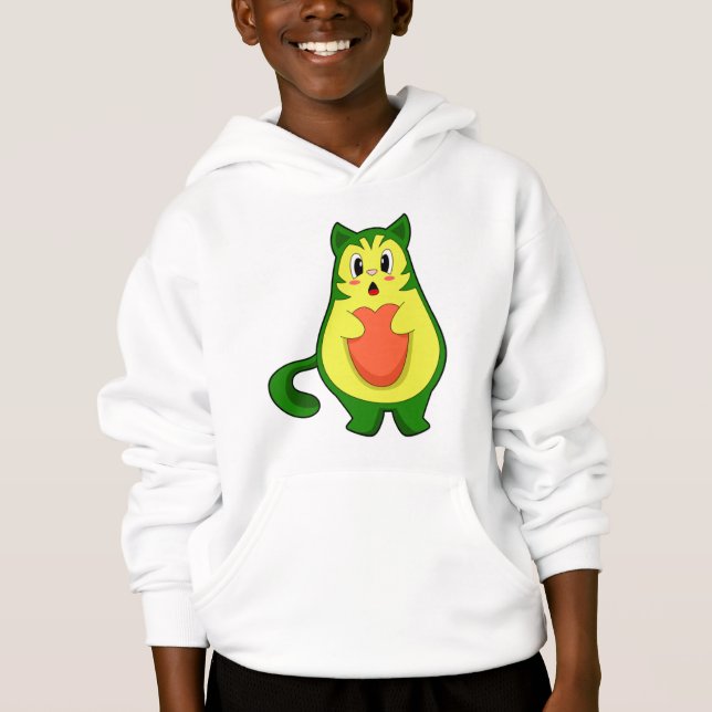 Cat Avocado Hoodie (Front)
