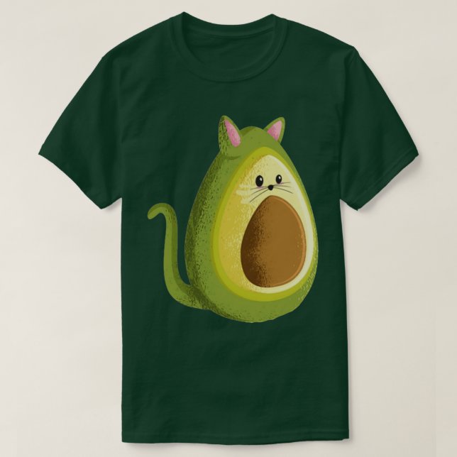 Cat avocado T-Shirt (Design Front)