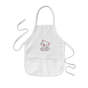 Cat Baby Bib Kids' Apron