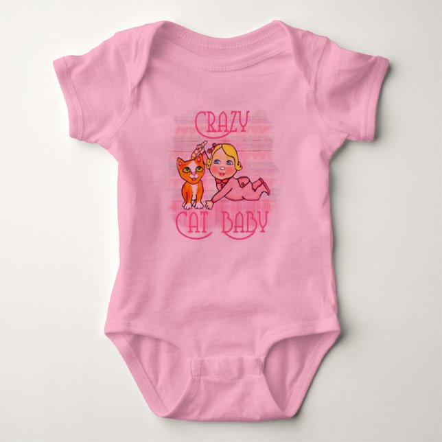 Cat Baby Bodysuit (Front)