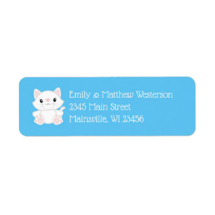 Cat Baby Shower Kitty Blue Label