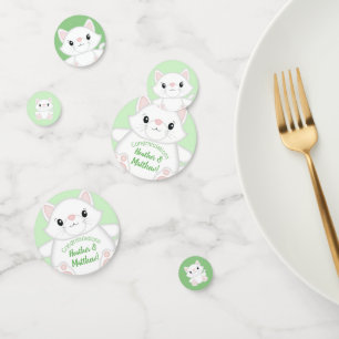 Cat Baby Shower Kitty Confetti