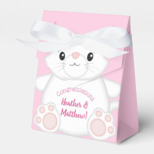 Cat Baby Shower Kitty Pink Favor Boxes