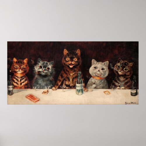 Cat Bachelor Party Poster