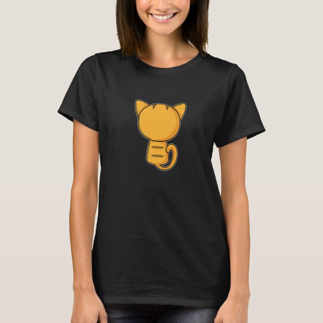Cat back can delight Cat ignores you T-Shirt (Front)
