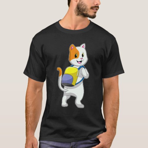Cat Backpack T-Shirt