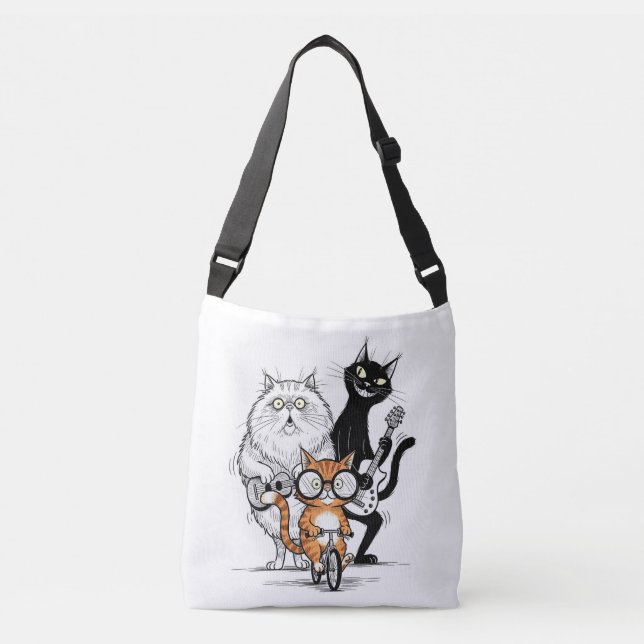 Cat Bag cartoon design (Front)