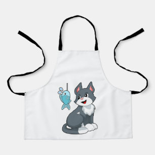 Cat Bait Fish Apron