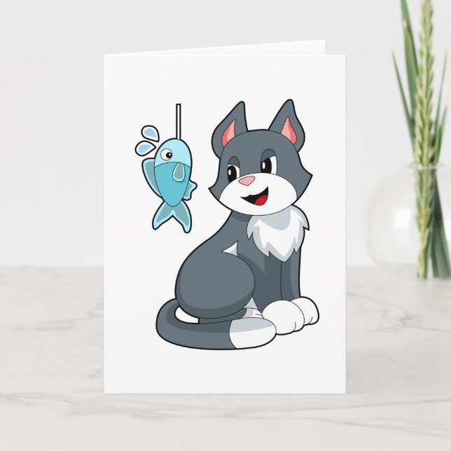 Cat Bait Fish Card (Front)
