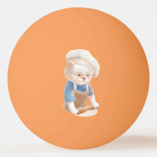 Cat Baker Baby – Cozy Morning Kneading Ping Pong Ball