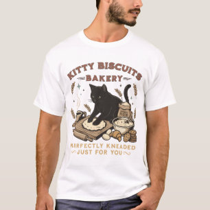 Cat Bakery Purrfectly Kneaded Coffee Kitty T-Shirt