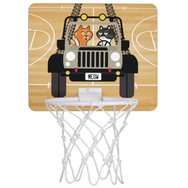 Cat Basketball Hoop (Front)