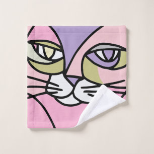Cat Bath Towel Set