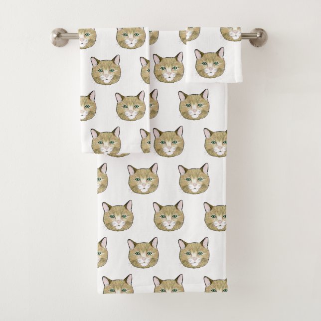 Cat Bath Towel Set (Insitu)