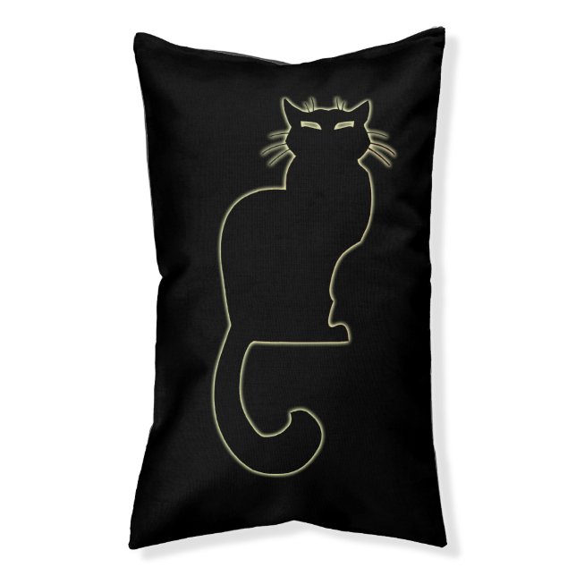 Cat Bed Cat Lover Pet Beds Personalized Cat Pillow (Front Vertical)