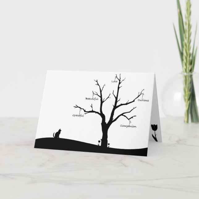 Cat Bereavement Card (Front)