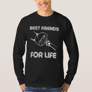 Cat Best Friends For Life First Bump Men Women Lov T-Shirt