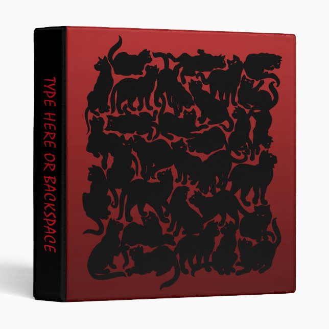 Cat Binder Cat Lover Photo Album Personalized (Front/Spine)