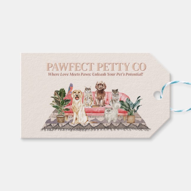 Cat Bird Dog Pet Veterinarian Groomer Gift Tags