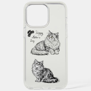 Cat birthday mom iPhone 15 pro max case