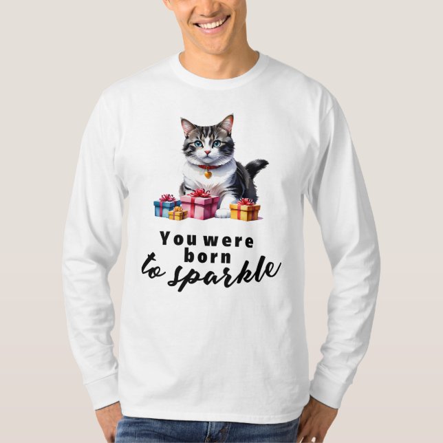 Cat Birthday Wishes for Cat Lovers T-Shirt (Front)