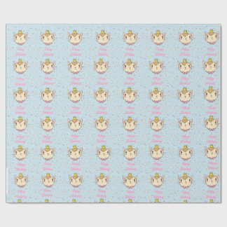 Cat Birthday wrapping paper