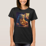 Cat Biting Apple Pie T-Shirt