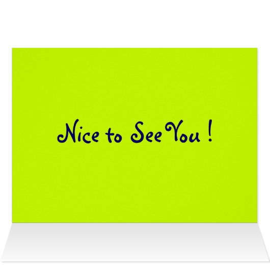 Cat Blue ~ Card (Inside Horizontal (Top))