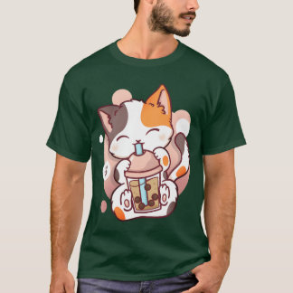Cat Bobaea Bubbleea Anime Kawaii Neko girl T-Shirt