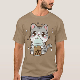 Cat Bobaea Cat Womeneen Girl Japanese Anime Cute b T-Shirt