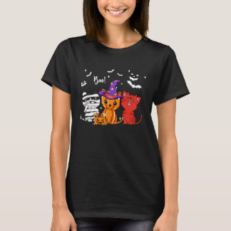 Cat Boo Halloween T-Shirt