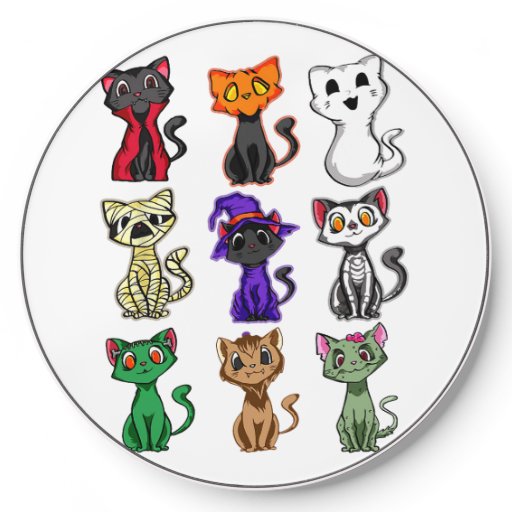 Cat Boo Halloween Wireless Charger