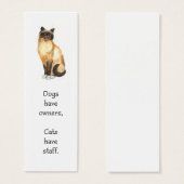 Cat Bookmark (Front & Back)