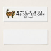 Cat Bookmark (Front & Back)