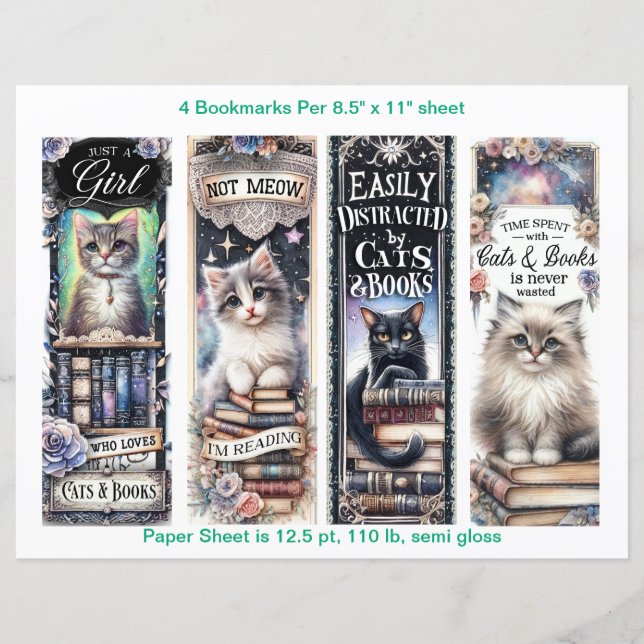 Cat Bookmarks (Front)